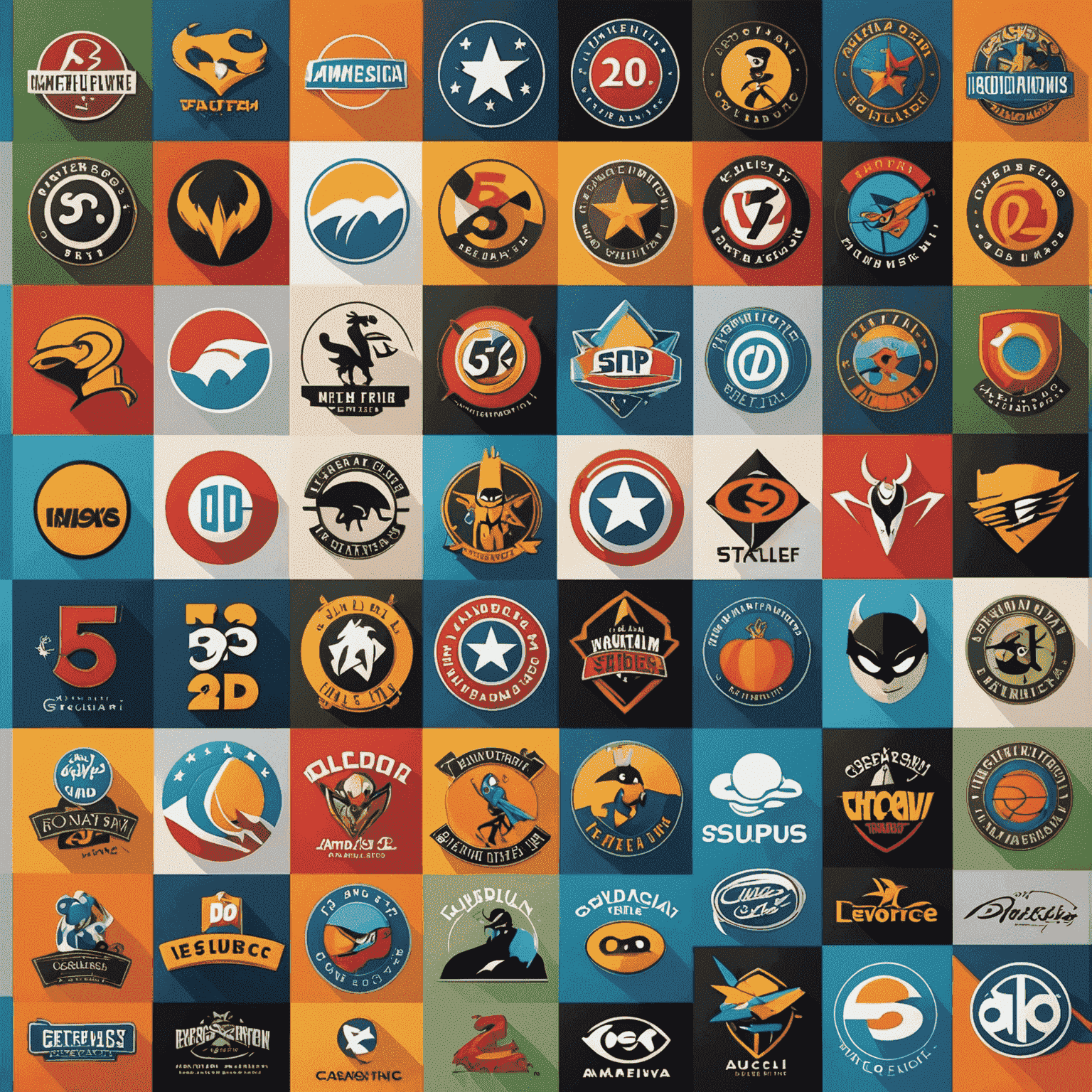 Collage of logos and iconic characters from the top 5 American 2D animation studios