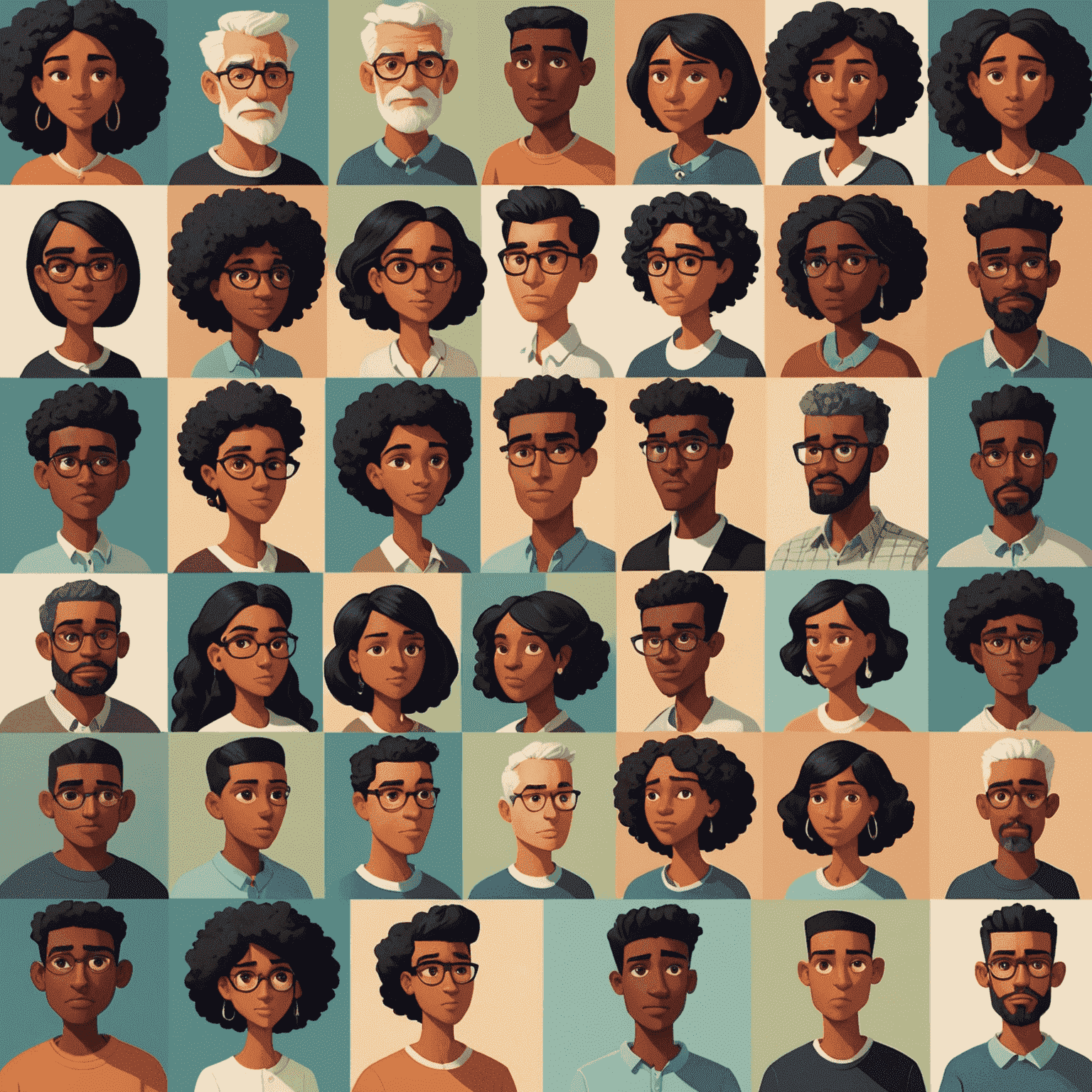 Collage of diverse 2D animation styles from contemporary American independent animators